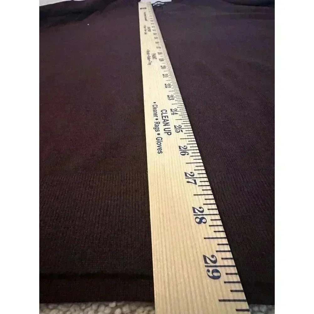 NEW Express Mens Sz XXL Merino Wool Blend V Neck Sweater Maroon Burgundy Classic